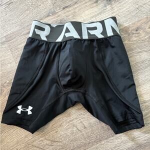 Under Armour Boys Baseball Sliding Shorts with Cup XS, Underwear Removable